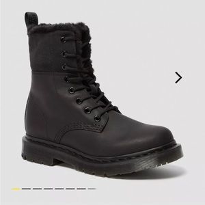 Dr. Martens 1460 WOMEN'S DM'S WINTERGRIP FAUX FUR LINED BOOTS